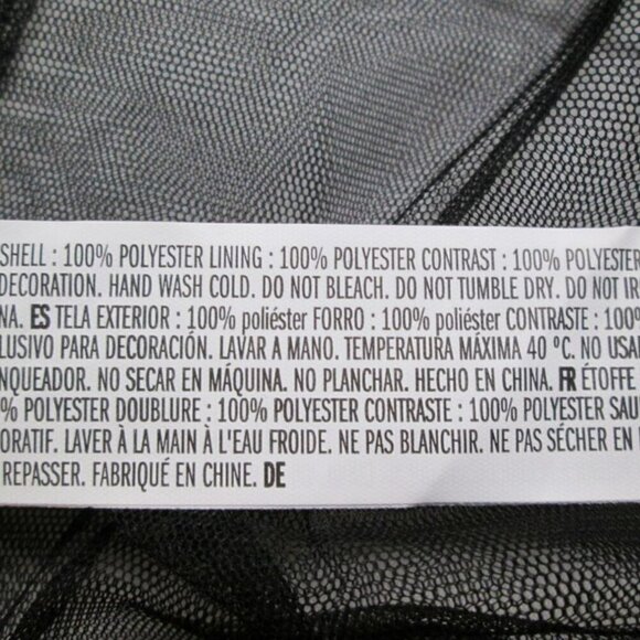 NWT Endless Rose NWT Black Floral Lace Mesh Zip Up Light Weight Jacket-Small - Picture 7 of 10